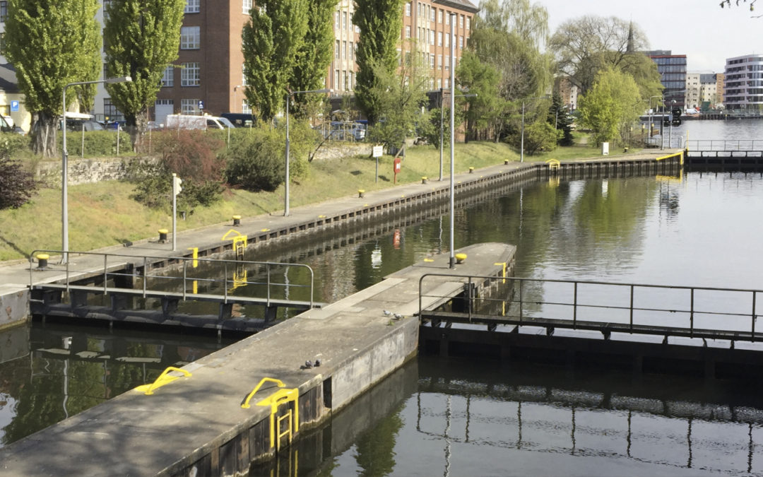 Der Landwehrkanal und die Ober- und Unterschleuse